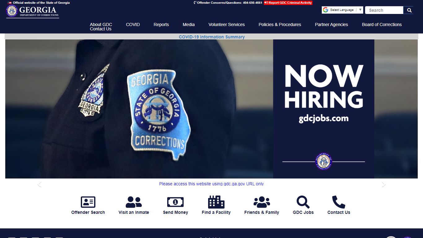 Offender Information - Georgia Department of Corrections